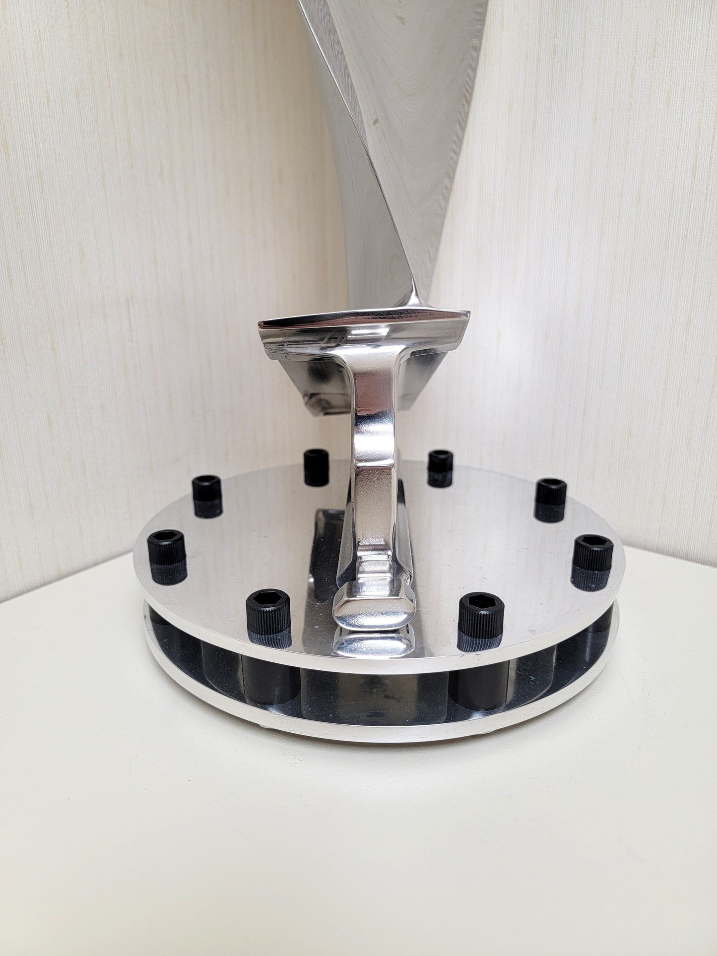 Airbus CFM56 Polished Jet Engine Blade Statue. Free Shipping.