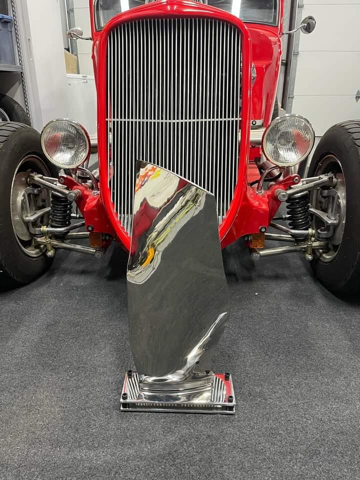 Boeing 737 CFM56 Polished Jet Engine Blade Statue. Free Shipping.