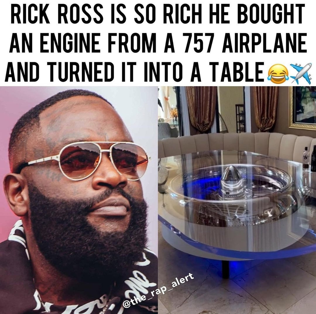 Boeing 737 Jet Engine Cowling Coffee Table. Free Shipping.